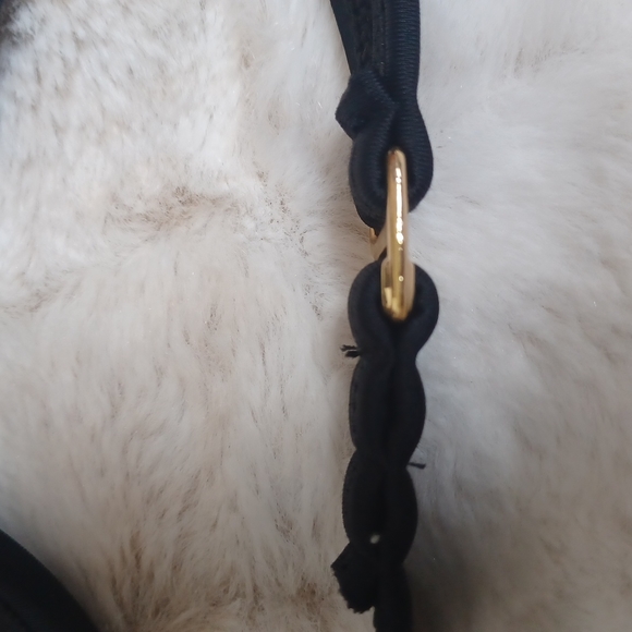 New Hot Water black baiting suit top with gold clasp. - Picture 7 of 7